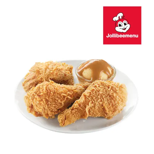 Jollibee 3 Pc Chickenjoy with 1 Side