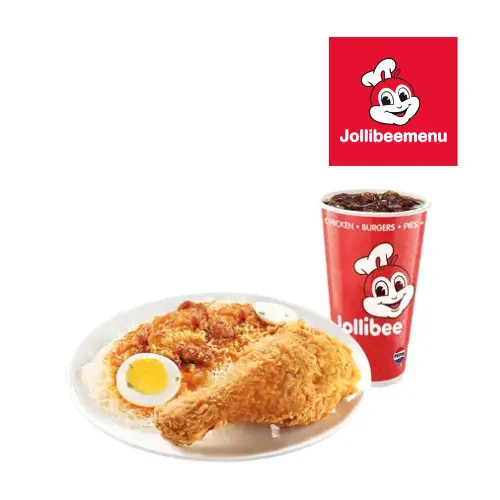 1pc Chickenjoy with Palabok Fiesta and Drink