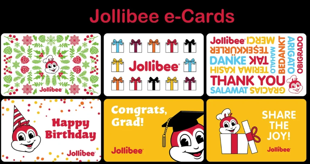 Jollibee E Cards