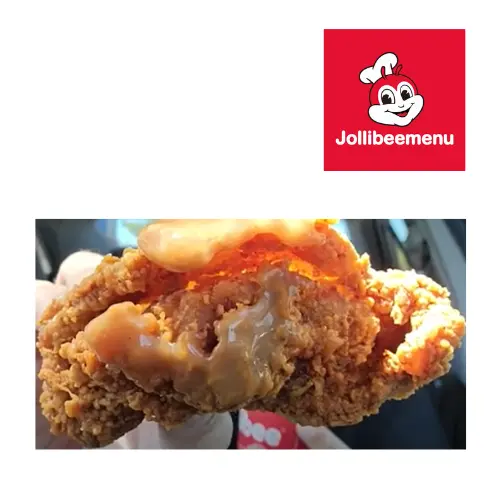 Delicious fried chicken and jollibee gravy