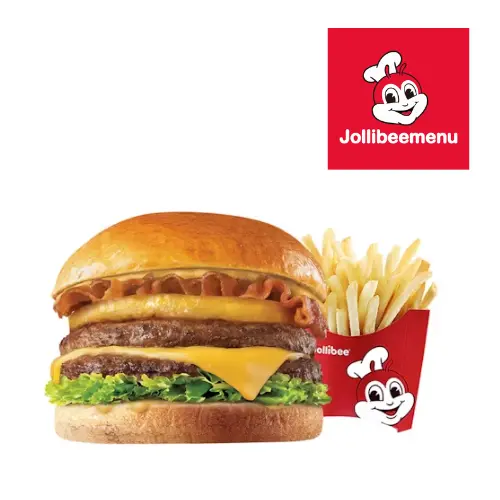 Yummy Combination of Aloha Burger with Jollibee Fries regular pack.