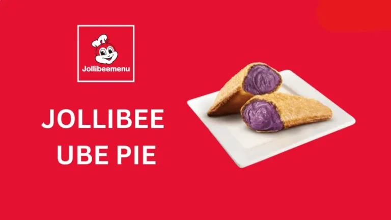 Updated menu of Jollibee Ube Pie