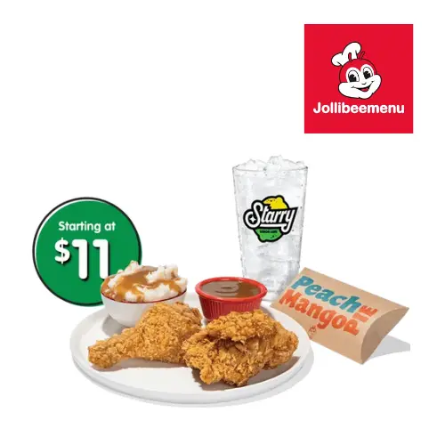 Jollibee 2pc Chickenjoy meal deal in holiday season