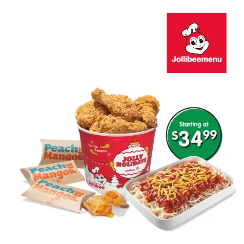 Enjoy festive season with 6pc Jollibee Chicken Bucket Treat B